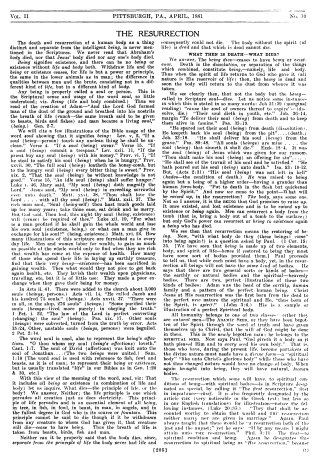 La Tour de Garde d'avril 1881
