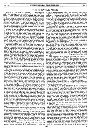 La Tour de Garde de décembre 1881